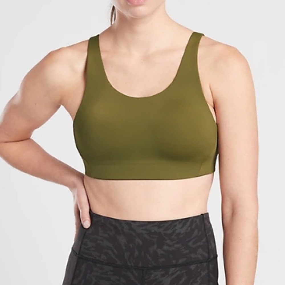 Athleta Advance Sprint Green Sports Bra
